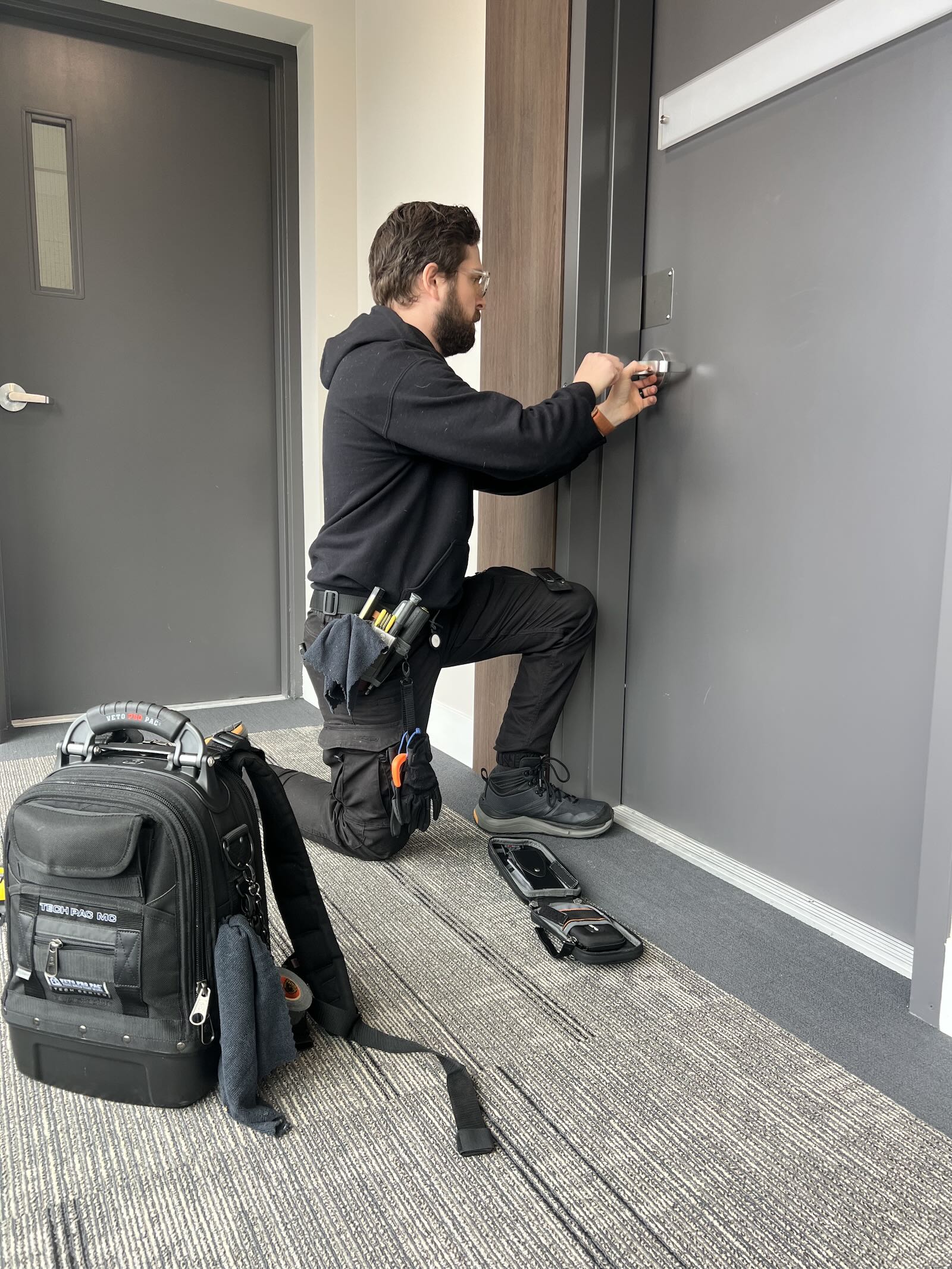 Door and hardware detail